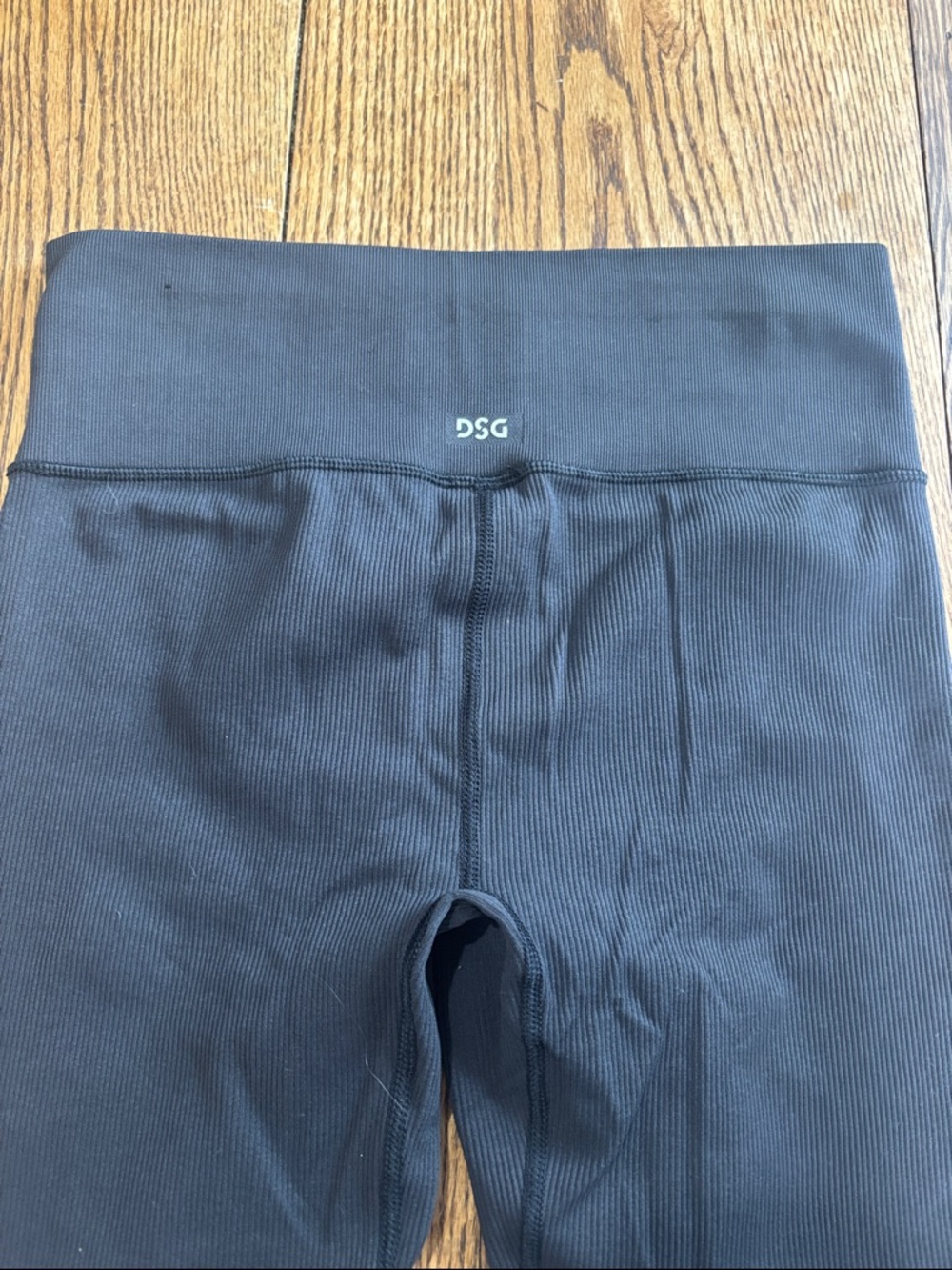 DSG Black Ribbed Leggings - Picture 6 of 6